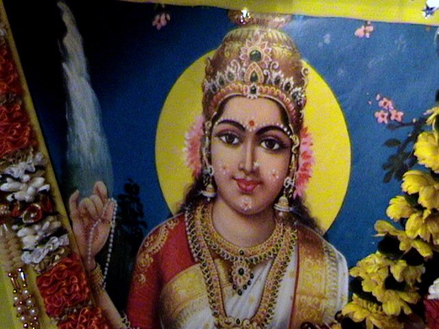 Sarasvati Puja. Vrindavan. 2004.01.26